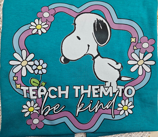 Teach Them To Be Kind -Snoopy