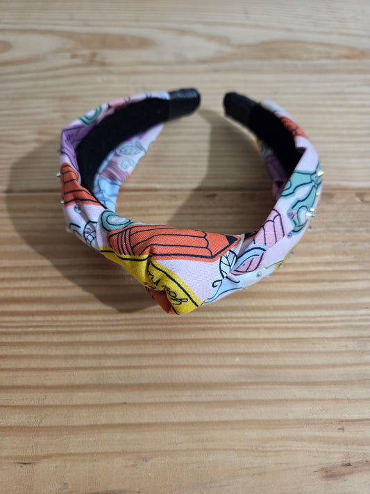 School Items Pink Headband