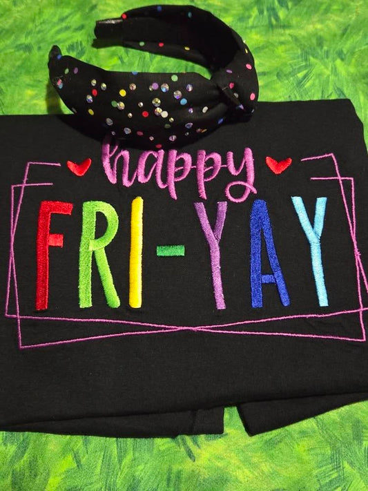 Fri-yay -Embroidered