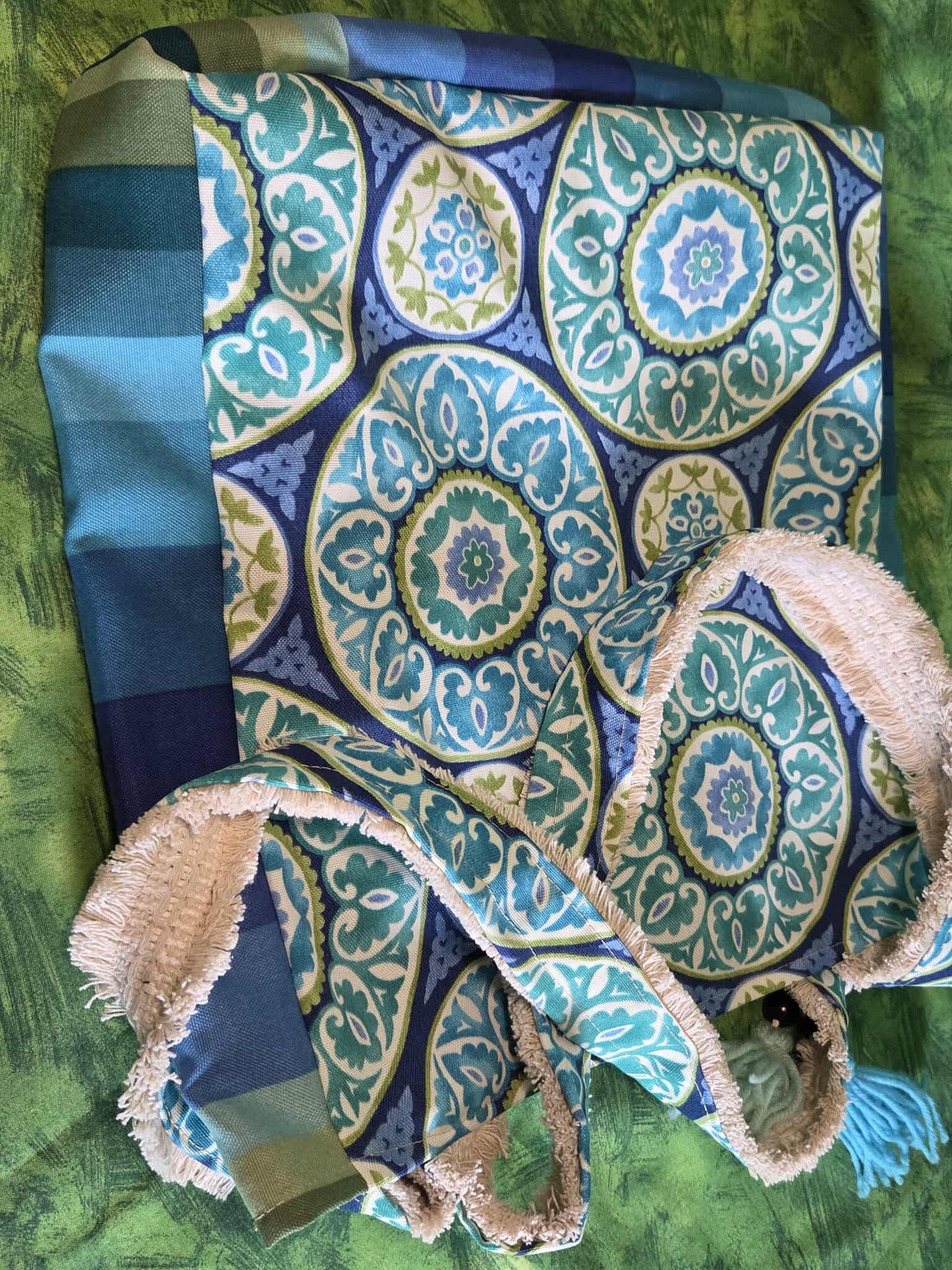 Turquoise Pencil Teacher Bag