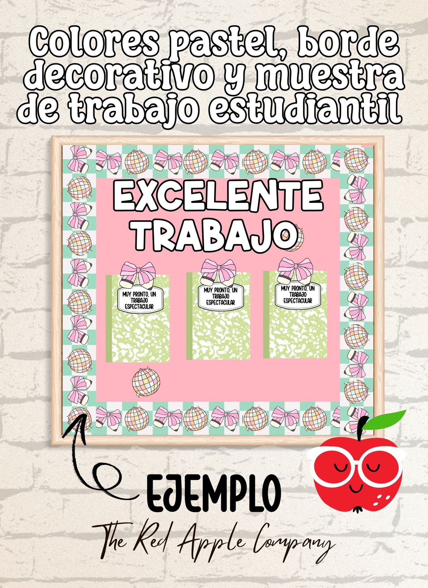 Bordette y Trabajo Estudiantil - Colores Pastel