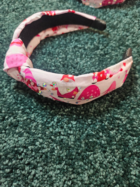 Valentine's Gnomes Headband