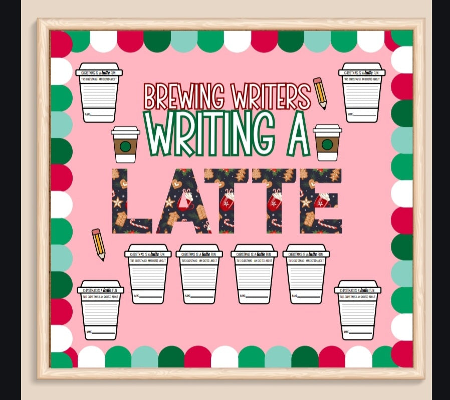 Christmas Writing A-latte