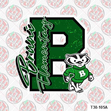 B is for Bruni. B is for Badgers. B is for Bold.-Bruni Elementary