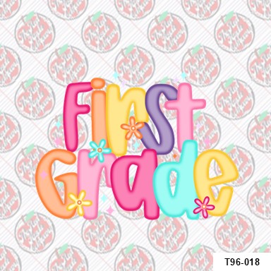 First Grade Bright Colors