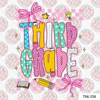 Third Grade Coquette Checkered