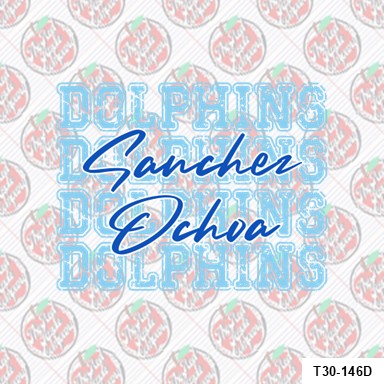 Sanchez Ochoa repeating Dolphins design!