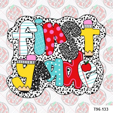 First Grade Polka Dot