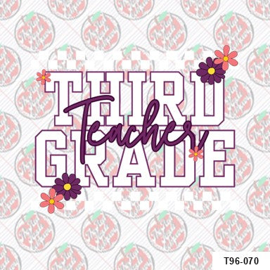 Third Grade Checkered Lilac