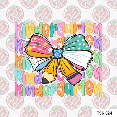 Kindergarten Coquette Bright Colors