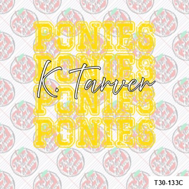 Ponies X 4-Tarver Elementary