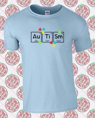 Autism Periodic Table Blk