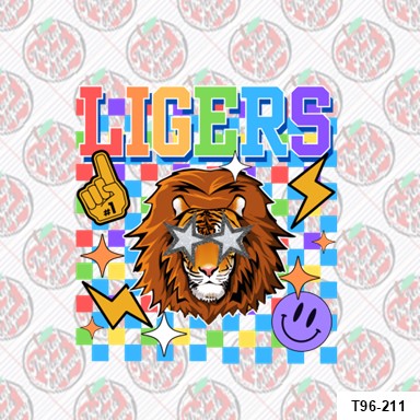 Ligers Mascot Retro