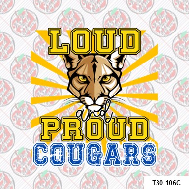 Loud & Proud Cougar Tee - DDHachar