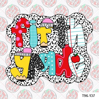 Fifth Grade Polka Dot
