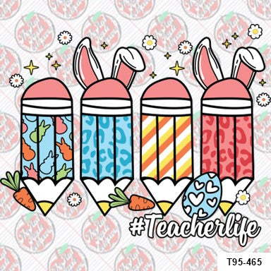 Teacher Life Pencils
