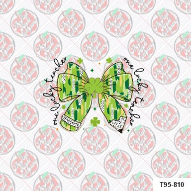 St. Patrick's Day Pencil Bow