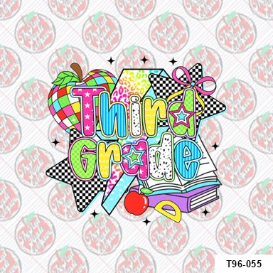 Third Grade Retro Checkered