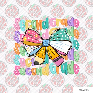 Second Grade Coquette Bright Colors