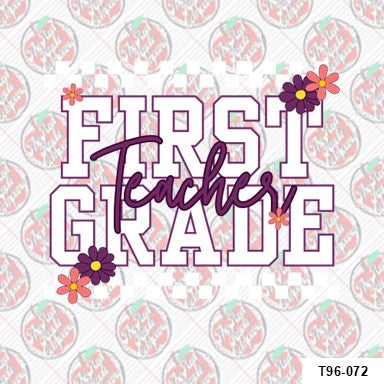First Grade Checkered Lilac