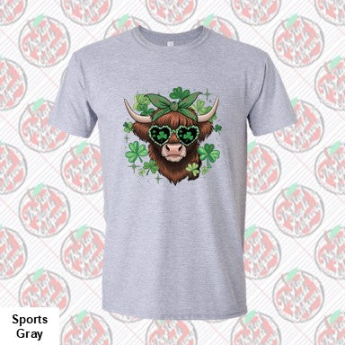 Highland Cow St. Patrick's Day