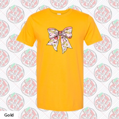 Teacher Coquette Pink Pencil Bow