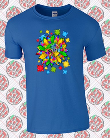 Autism Sunflower