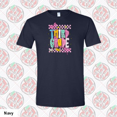 Third Grade Coquette Checkered