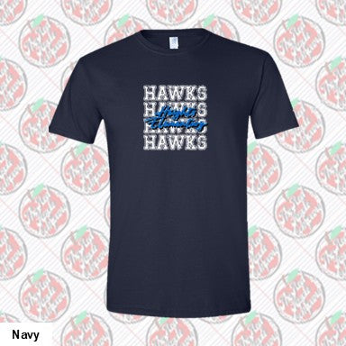 Stacked Hawk Pride-Heights Elementary