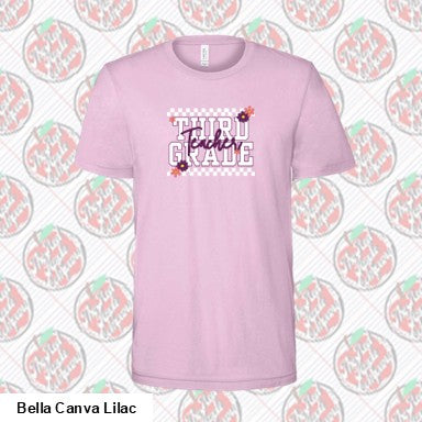 Third Grade Checkered Lilac