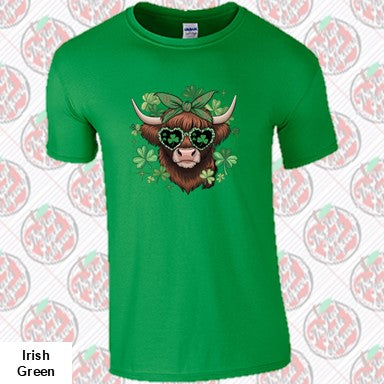 Highland Cow St. Patrick's Day