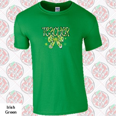 Teacher Pencil Bow St. Patrick