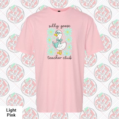 Floral Mint Teacher Goose