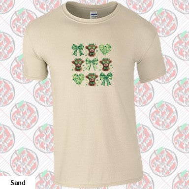 Highland Cow and Clovers