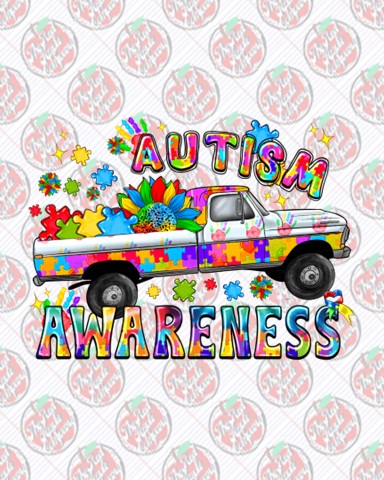 Autism Awareness Truck