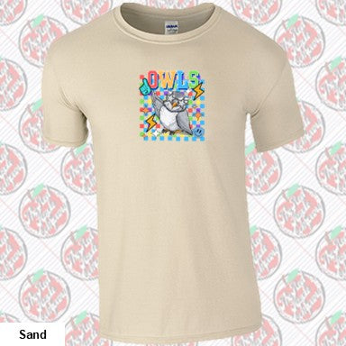 Owl Mascot Retro