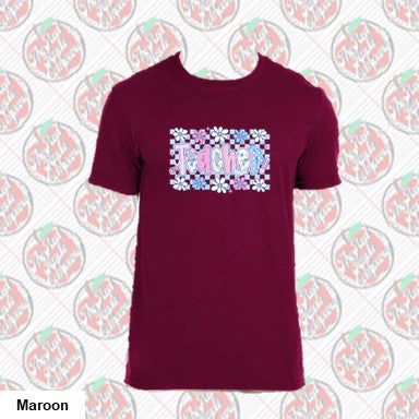 Teacher Checkered Pastels