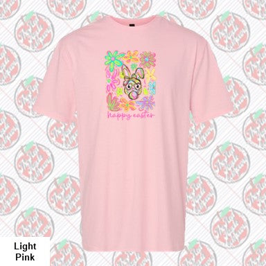 Happy Easter Flower Bunny