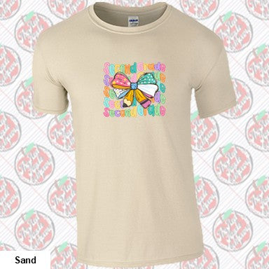 Second Grade Coquette Bright Colors