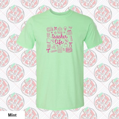 Teacher Life Pink