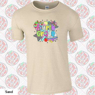 Fourth Grade Retro Checkered