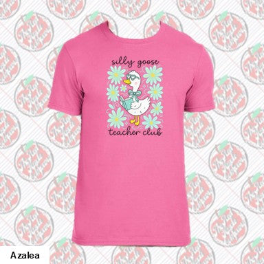 Floral Mint Teacher Goose