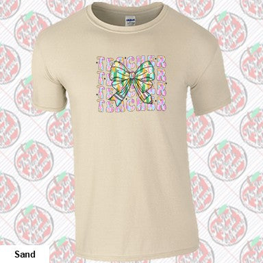 Spring Colors Pencil Bow