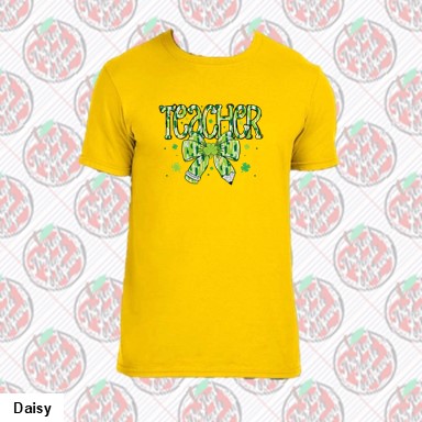Teacher Pencil Bow St. Patrick