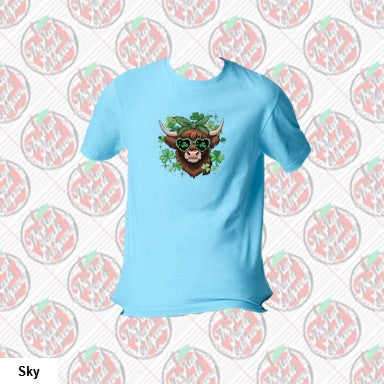 Highland Cow St. Patrick's Day