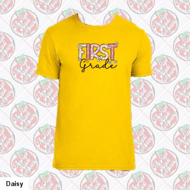 First Grade Smiley Retro