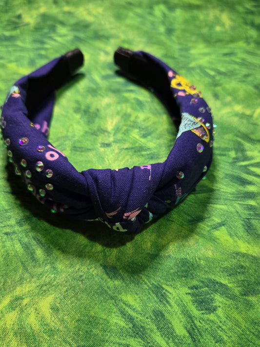 Oh Places - Dark Purple Headband