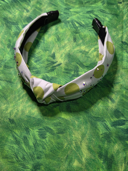 Green Dots Headband
