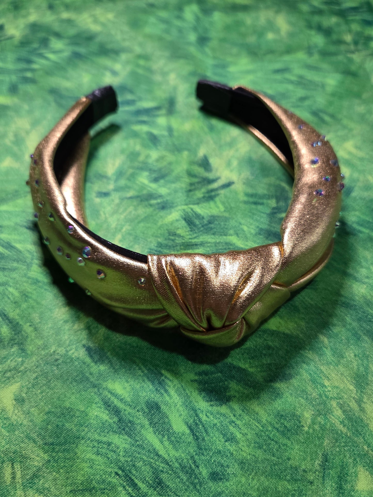 Metallic Gold Lame Headband