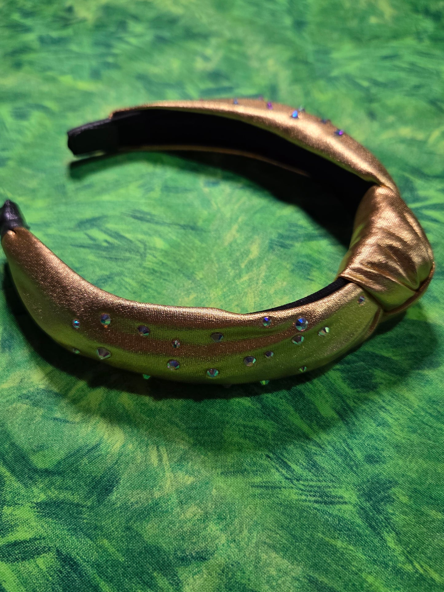 Metallic Gold Lame Headband
